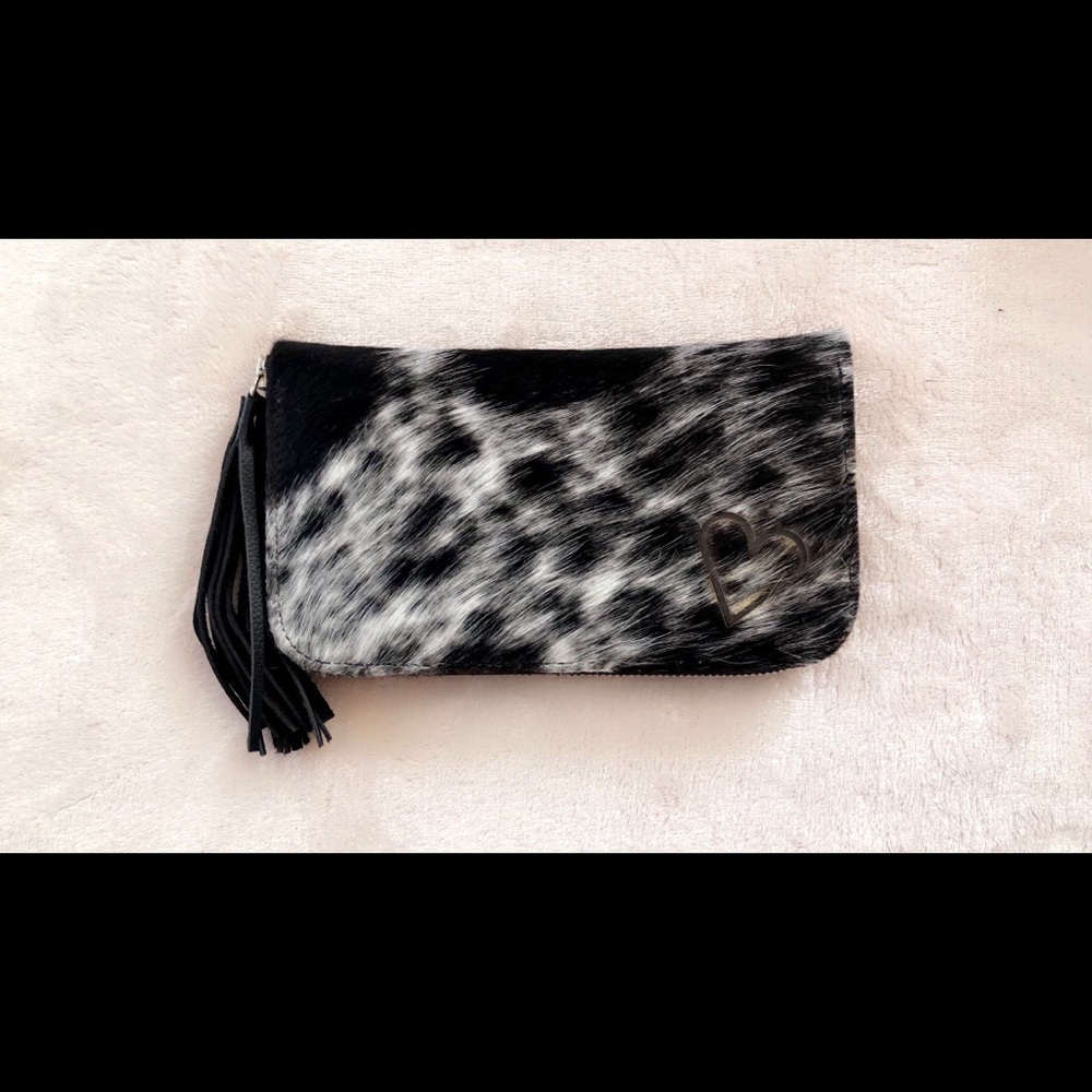 Cowhide Mirror Wallet
